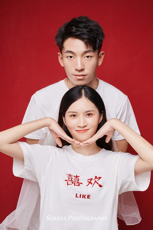 网红结婚小红照