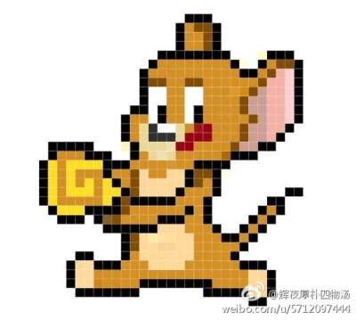 评论  小舞家pbead拼豆迪士尼系列 0 13 冰河麦兜  发布到  网格画