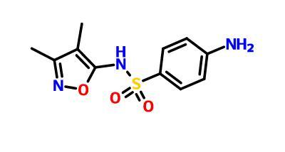  p>磺胺异恶唑(sulfisoxazole ),别名磺胺二甲异噁唑,是一种白色至