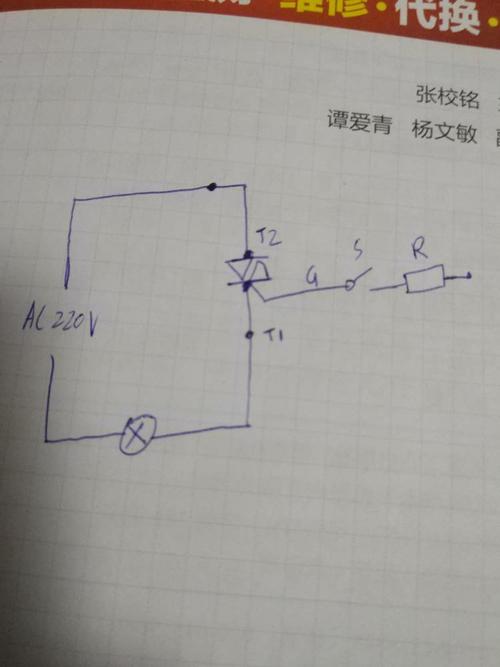 这个可控硅电路应该怎么接线 ,才导通?