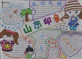 舌尖上的贵阳心得体会手抄报 读书心得手抄报