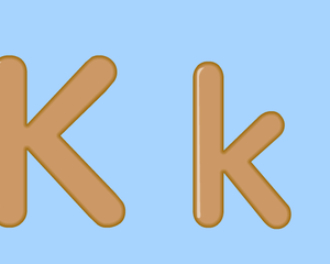 学习字母kk发音