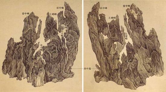以121万美元高价成交的吴彬《十面灵璧图》展出了