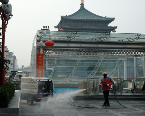 疫情下的西安城