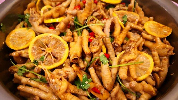 网红酸辣柠檬鸡爪怎么做_网红酸辣柠檬鸡爪的做法_豆