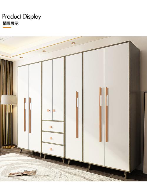 玫瑰金厨柜拉手北欧衣橱柜门电视柜现代金色抽屉柜子简约广东省铝