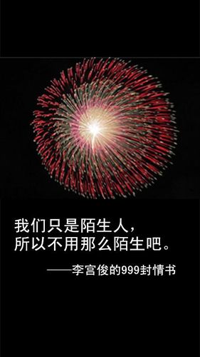 李宫俊的999封情书(我们只是陌生人,所以不用那么陌生