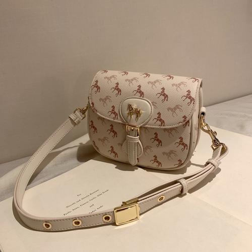 意大利lp小马纹复古马鞍包2020新款潮夏季包包女包百搭单肩斜挎包