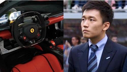ins上晒法拉利跑车,张康阳遭国米球迷批评