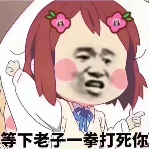 等下老子一拳打死你_一拳_打死_老子表情