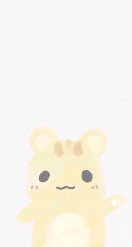 萌插画手绘小仓鼠高清壁纸iphone壁纸