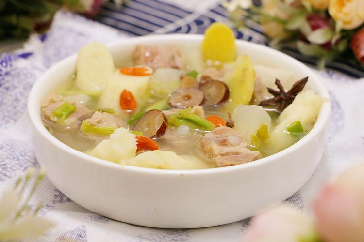 山药素羊肉汤