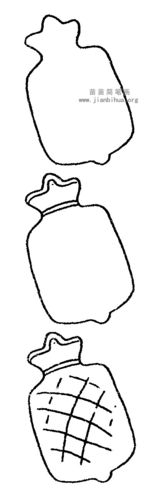 热水袋简笔画,儿歌与知识