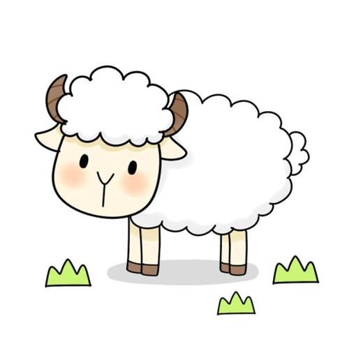淘老师教你画可爱的小绵羊