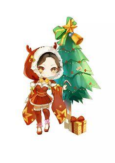 com 王者荣耀 貂蝉 圣诞恋歌 q版