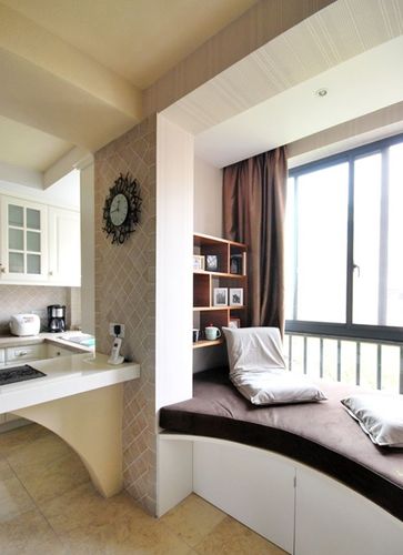 小阳台改飘窗设计效果图