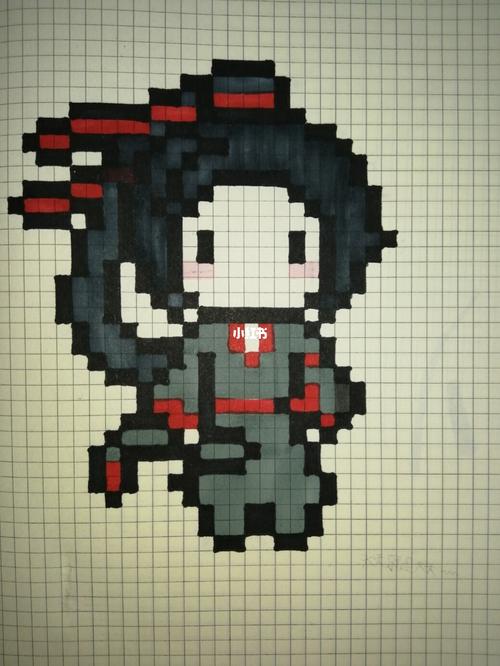 第十幅像素画★│羡羡77_像素画_原耽_魔道祖师魏无