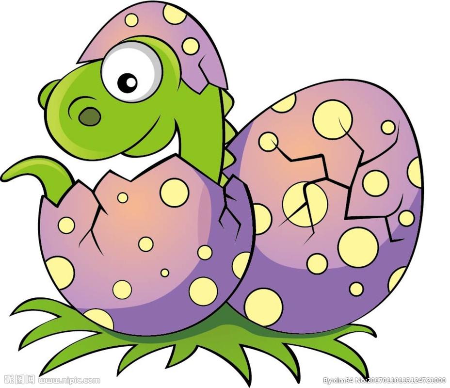 卡通恐龙蛋图片
