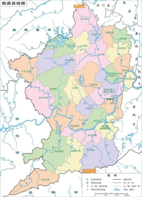 常德市各县区地图