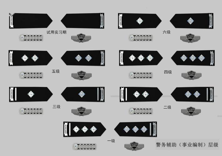 最新款辅警肩章,警号,胸
