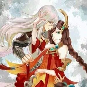 王者荣耀大乔和刘备在雪山漫画