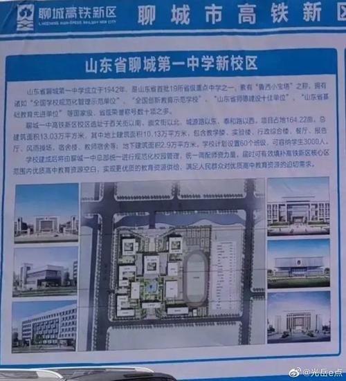 重磅聊城一中将再添高铁新区校区聊城三中扩招800人在开发区校区现