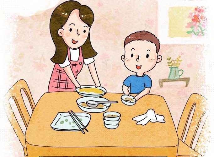 如:夸夸妈妈,收拾餐桌,给奶奶捶捶背,洗洗脚,和姥姥通一个关心问候的