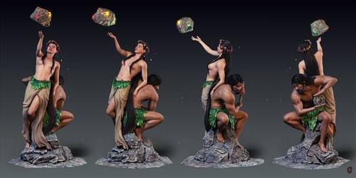 尽管女娲造人给人类带来了生命.