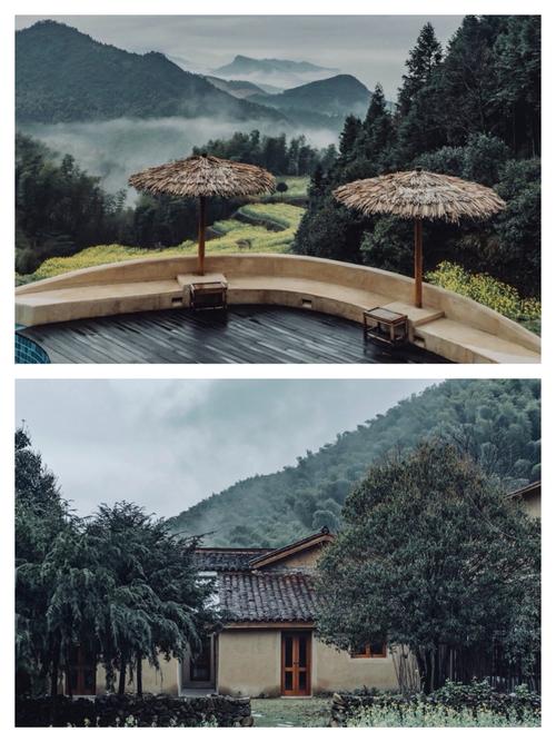这里是浙江衢州西坡江山_梯田_度假酒店_无边泳池_板栗_风景_装修