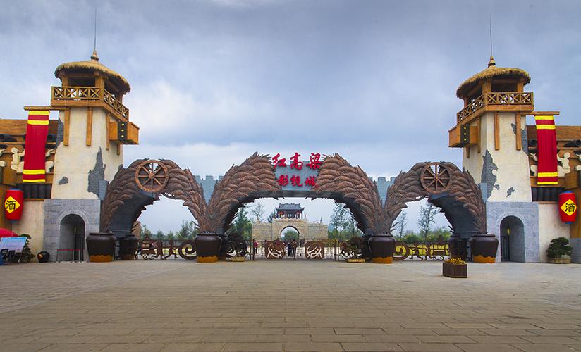 高密红高粱影视城建设中的花絮