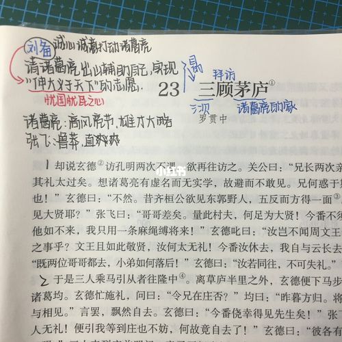 九上语文(范进中举&三顾茅庐)_语文笔记_教育