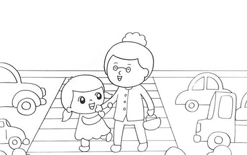 文明礼仪画画作品