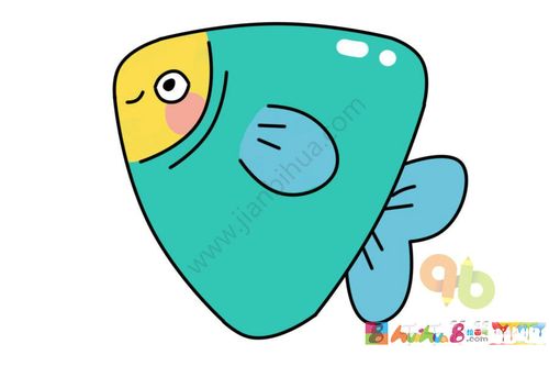 教你画小鱼的简笔画