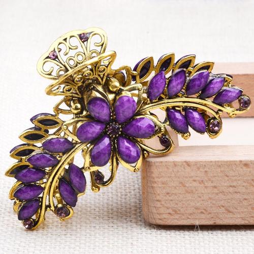 简约中老年发夹妈妈发卡头饰女士顶夹中年优雅发饰