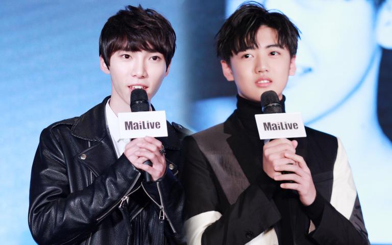 【赵磊×焉栩嘉】170302x玖少年团上海演唱会发布会后台磊嘉互动cut