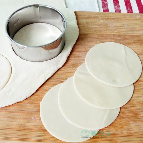 [三寻家居生活馆] 饺子皮模具压花形水饺压皮器包饺子神器圆形饺子皮