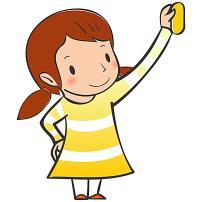 人在擦黑板简笔画