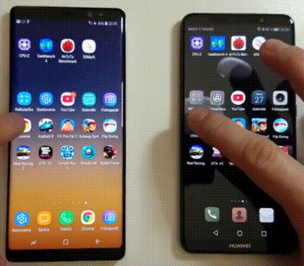 中韩旗舰性能对决:华为mate10和三星note8谁更强