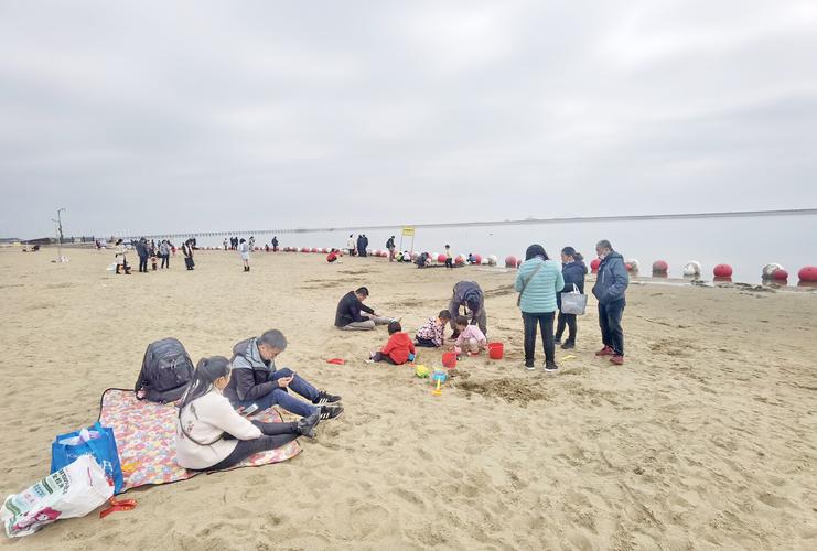 金山城市沙滩我来啦