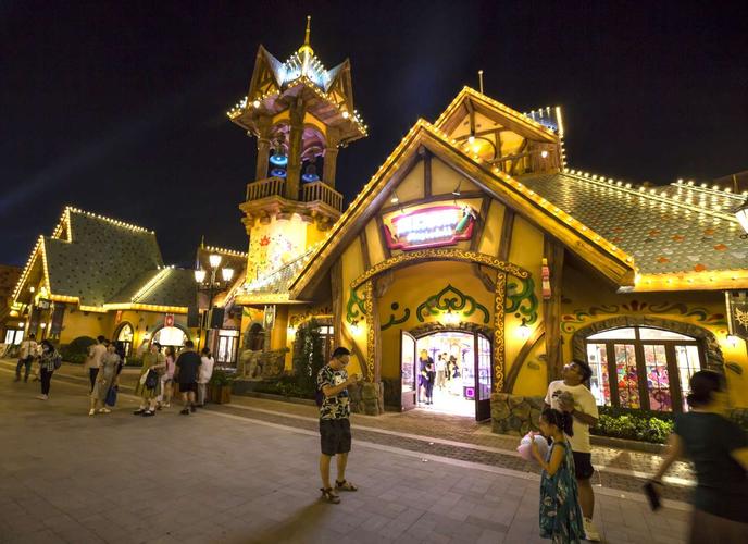 济南融创乐园夜景使你迷醉