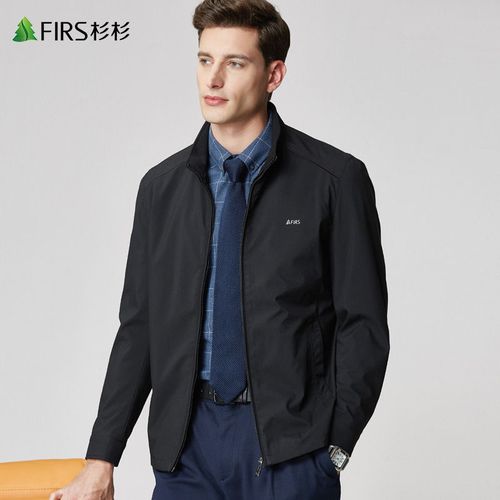 杉杉男装夹克男2021秋季新款爸爸装轻商务立领男士