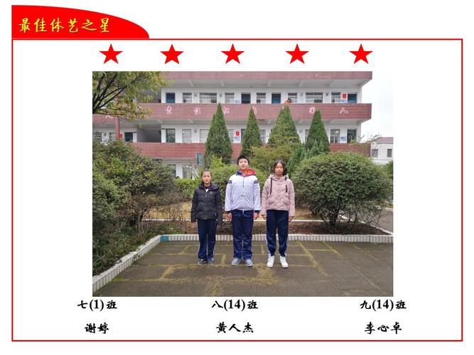 赣县区第二中学2018年1月份最佳星级学生表彰