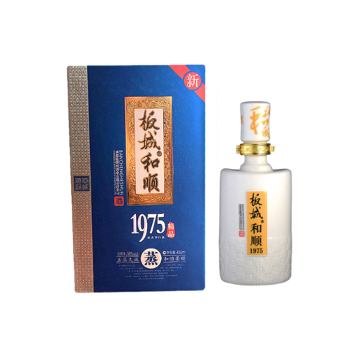 450ml 度 38 浓香型 1975 河北承德板城烧锅酒板城和顺