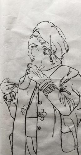 人物画(线条)练习稿