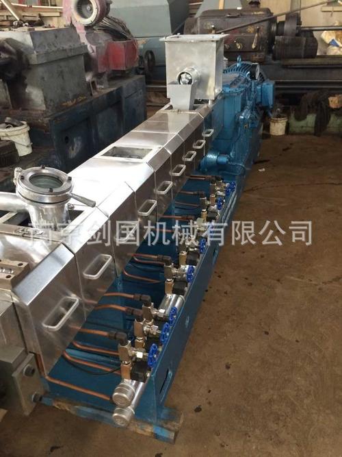 二手58平行双螺杆造粒机,平行双螺杆挤出机