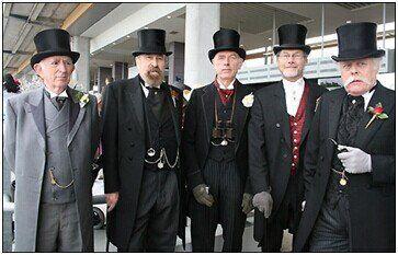 英国绅士合影_360图片