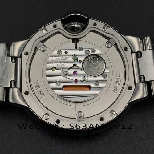 评测v6升级版卡地亚蓝气球中号33毫米石英机芯w6920086