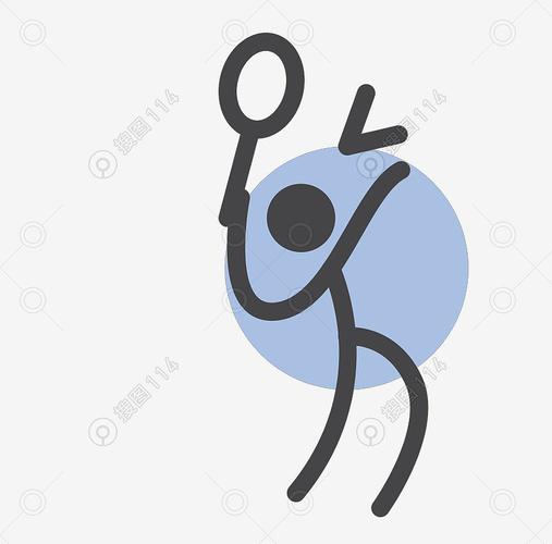 运动简笔画图标