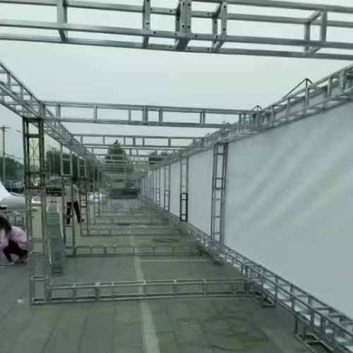 舞台背景桁架出租 热镀锌行架背景搭建 灯光架桁架销售 舞台背景桁架