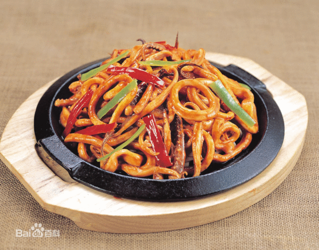 铁板鱿鱼图片_百度百科